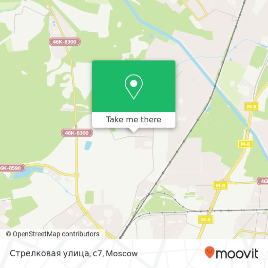 Стрелковая улица, с7 map