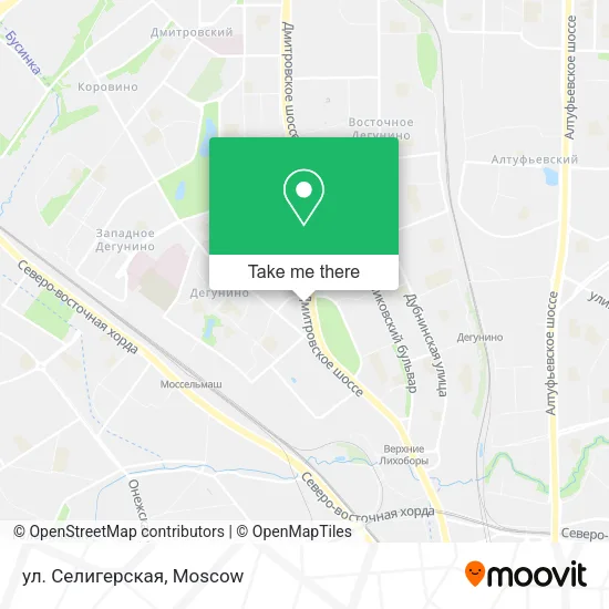ул. Селигерская map