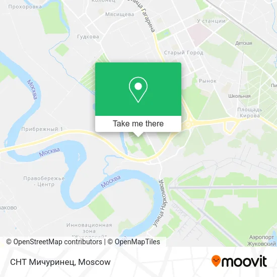 СНТ Мичуринец map