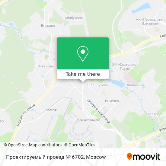 Проектируемый проезд № 6702 map