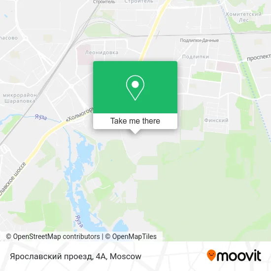Ярославский проезд, 4А map