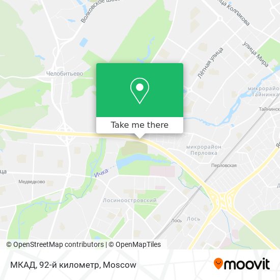 МКАД, 92-й километр map