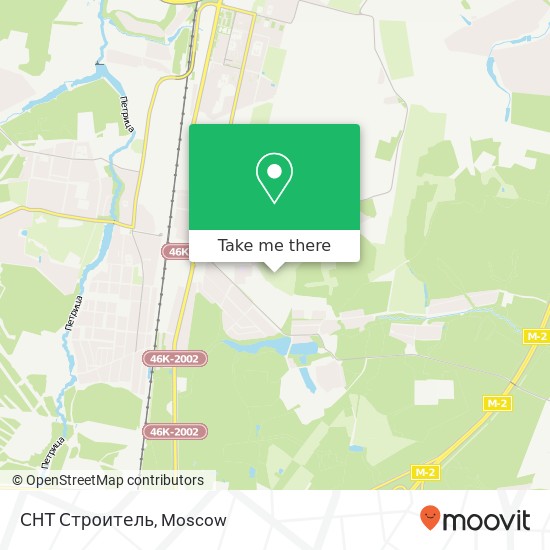 СНТ Строитель map