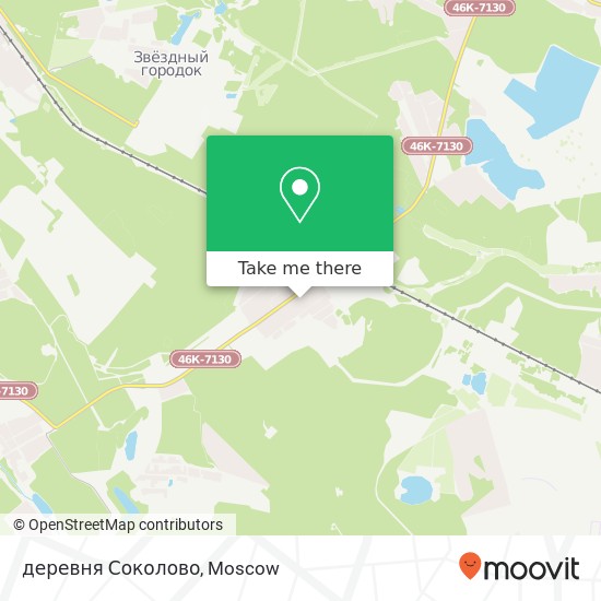деревня Соколово map