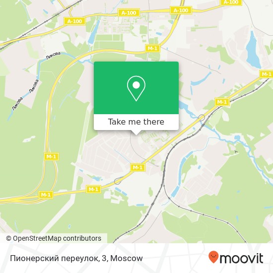 Пионерский переулок, 3 map