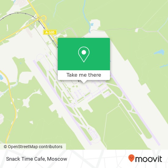 Snack Time Cafe, Аэропорт Домодедово Домодедово 142015 map