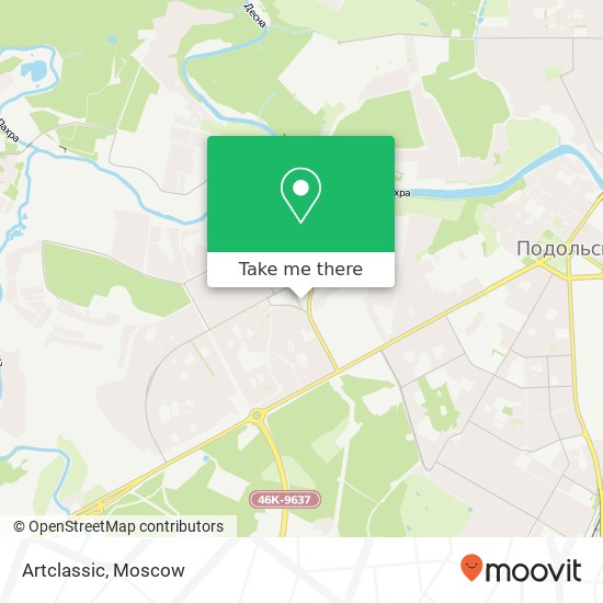 Artclassic, Подольск 142121 map