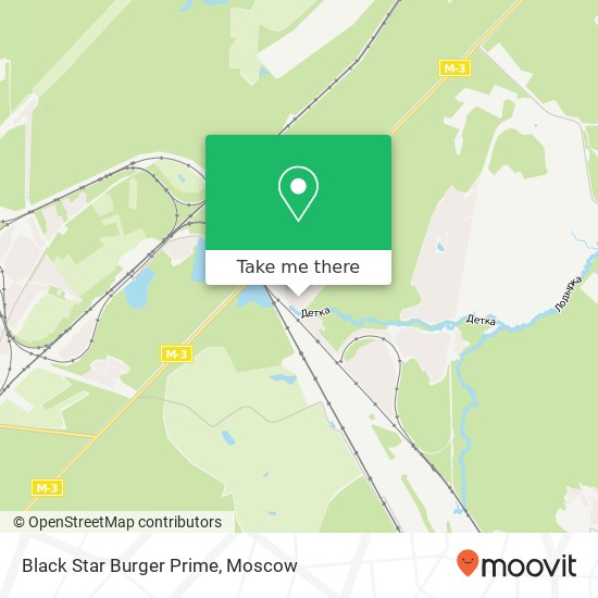 Black Star Burger Prime, Киевский Москва 143381 map