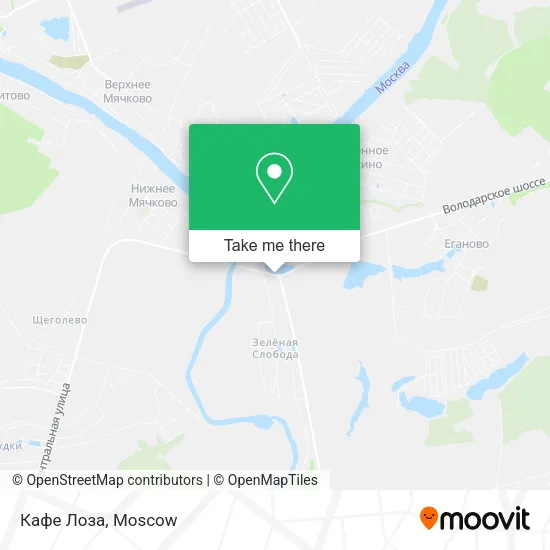 Кафе Лоза map