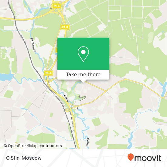 O'Stin, Ленинский район 142700 map