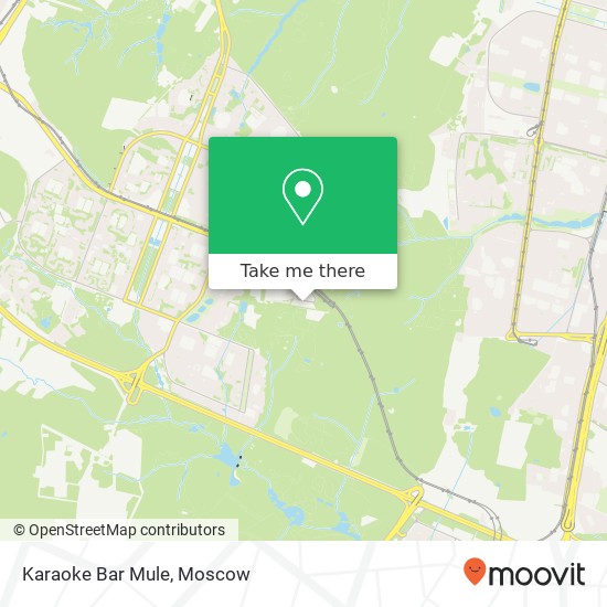 Karaoke Bar Mule, Новоясеневский тупик Москва 117463 map