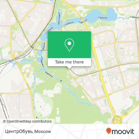 ЦентрОбувь, Москва 115551 map