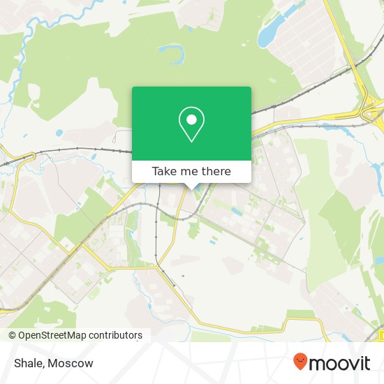 Shale, Москва 119619 map