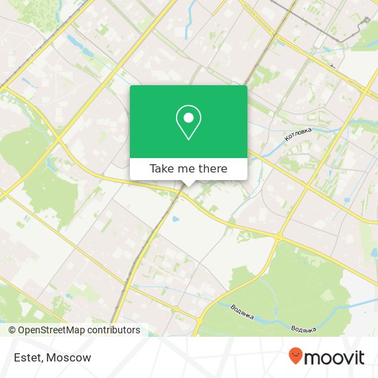 Estet, Москва 117420 map