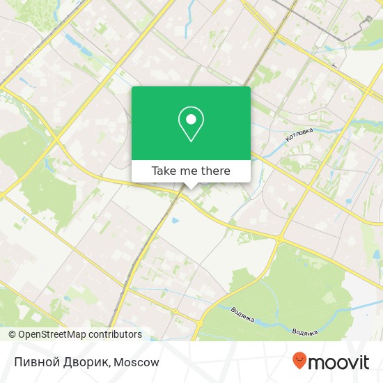 Пивной Дворик, Москва 117420 map