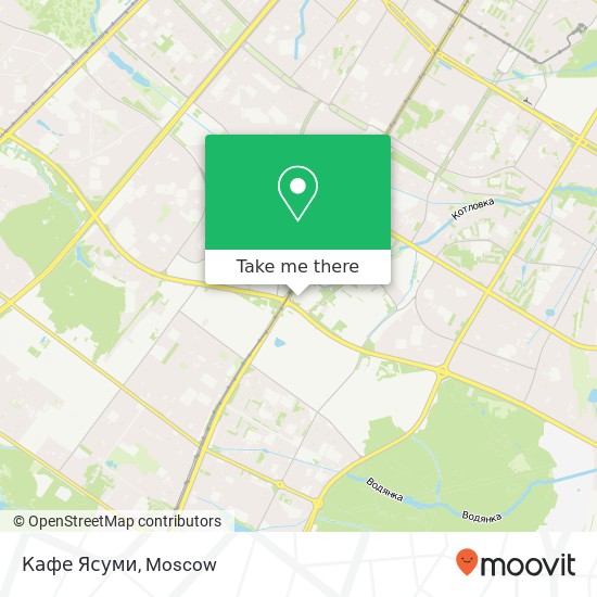 Кафе Ясуми, Профсоюзная улица Москва 117420 map