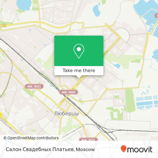 Салон Свадебных Платьев, Люберецкий район 140013 map