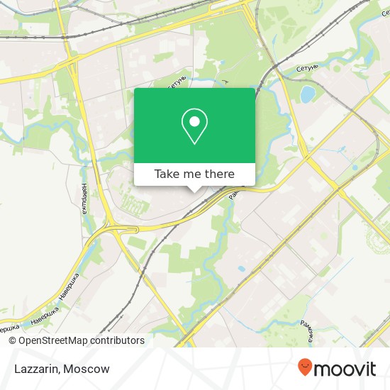 Lazzarin, Москва 119501 map