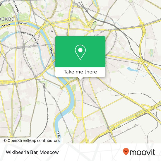 Wikibeeria Bar, Москва 109044 map