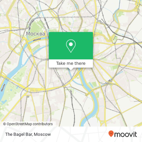 The Bagel Bar, Москва 115035 map