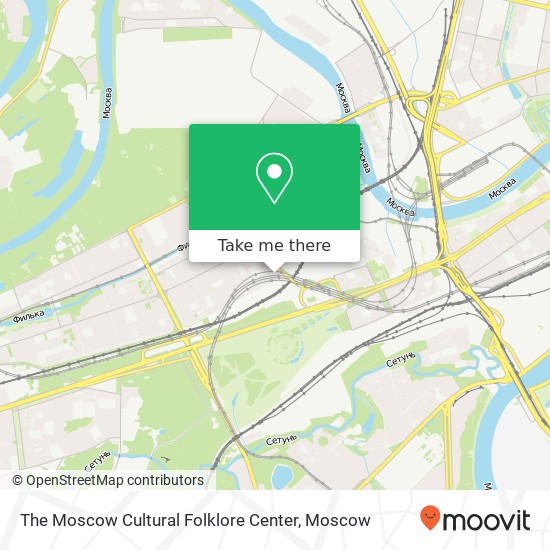 The Moscow Cultural Folklore Center map