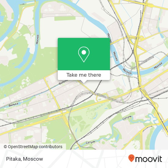 Pitaka, улица Барклая, 8 Москва 121087 map