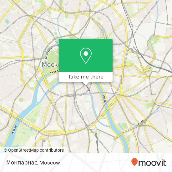 Монпарнас, Овчинниковская набережная Москва 115035 map