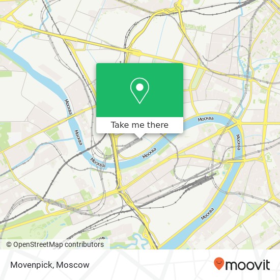 Movenpick, Москва 123317 map