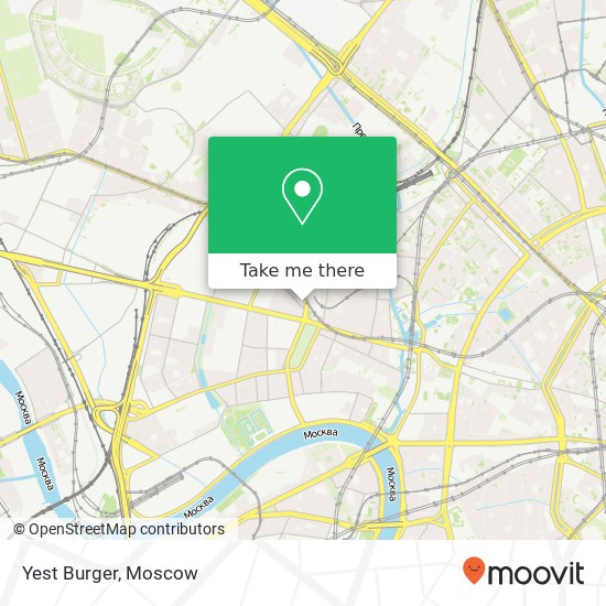 Yest Burger, улица 1905-го года Москва 123022 map