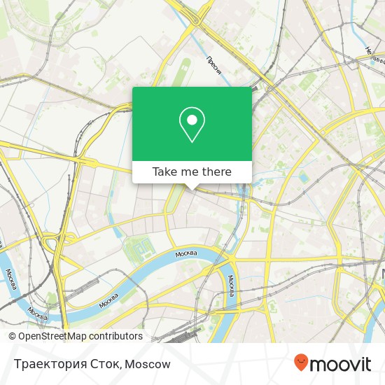 Траектория Сток, улица Заморенова Москва 123022 map