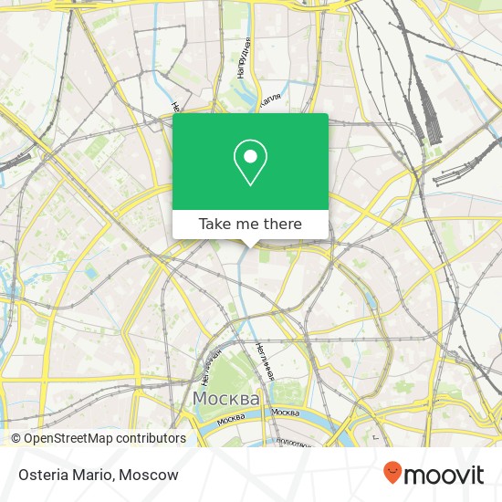 Osteria Mario, Трубная площадь, 2 Москва 107045 map