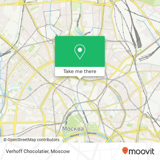 Verhoff Chocolatier, Неглинная улица Москва 107031 map
