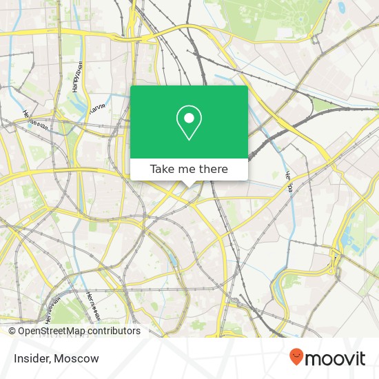 Insider, Орликов переулок, 6 Москва 107078 map