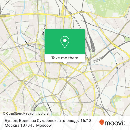 Бушон, Большая Сухаревская площадь, 16 / 18 Москва 107045 map