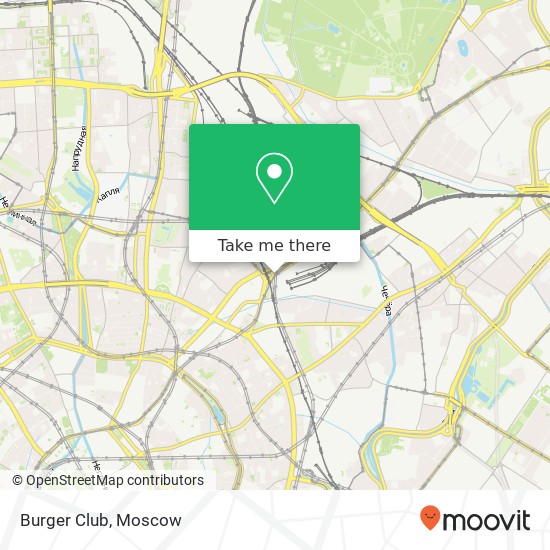 Burger Club, Комсомольская площадь Москва 107140 map