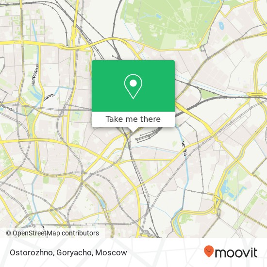 Ostorozhno, Goryacho, Комсомольская площадь Москва 107140 map