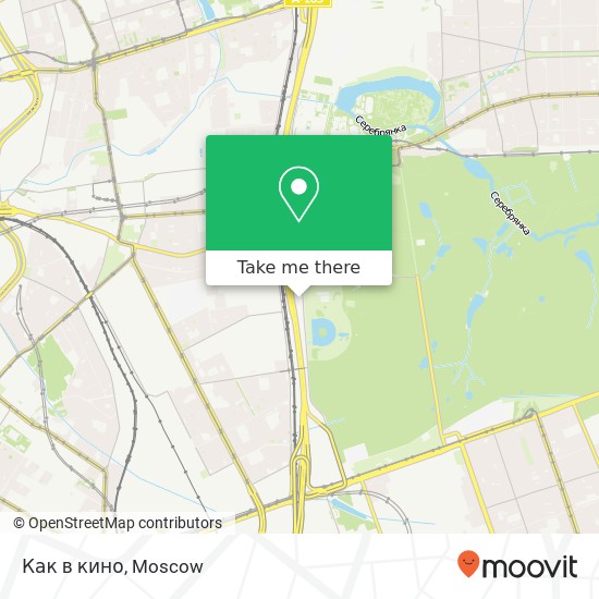 Как в кино, Москва 105187 map