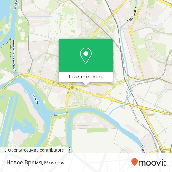 Новое Время, проспект Маршала Жукова, 23 Москва 123423 map