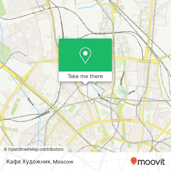 Кафе Художник, улица Палиха, 14 / 33 str 2 Москва 127055 map