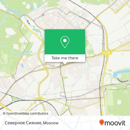 Северное Сияние, Большая Черкизовская улица, 3 Москва 107061 map