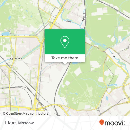 Шадэ, Москва 129626 map