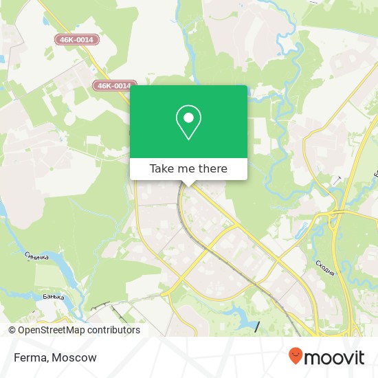 Ferma, Пятницкое шоссе Москва 125430 map