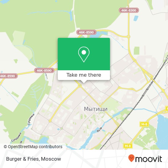 Burger & Fries, Мытищи 141011 map