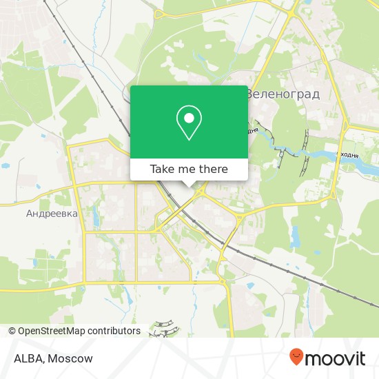 ALBA, Крюковская площадь, 1 Москва 124575 map