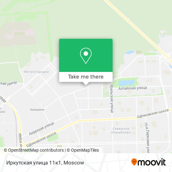 Иркутская улица 11к1 map