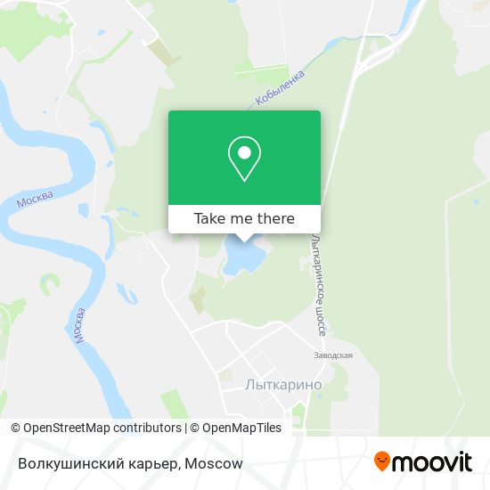 Волкушинский карьер map