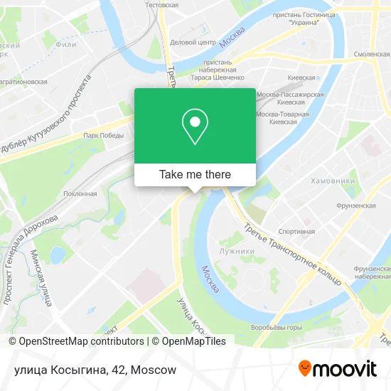 улица Косыгина, 42 map