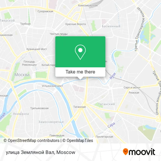 улица Земляной Вал map