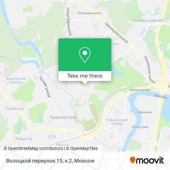 Волоцкой переулок 15, к.2 map