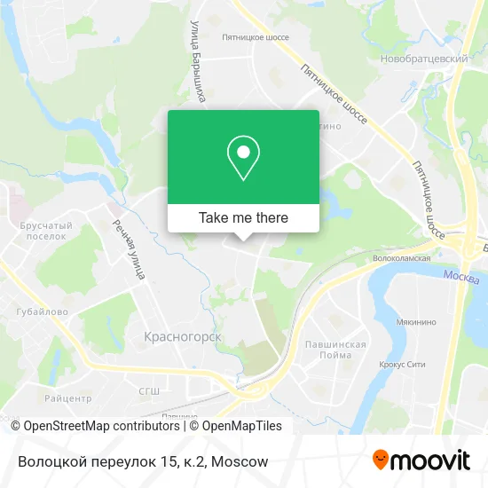 Волоцкой переулок 15, к.2 map